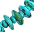 Southwestern Genuine Sterling Silver And Turquoise Bead Necklace DX117674
